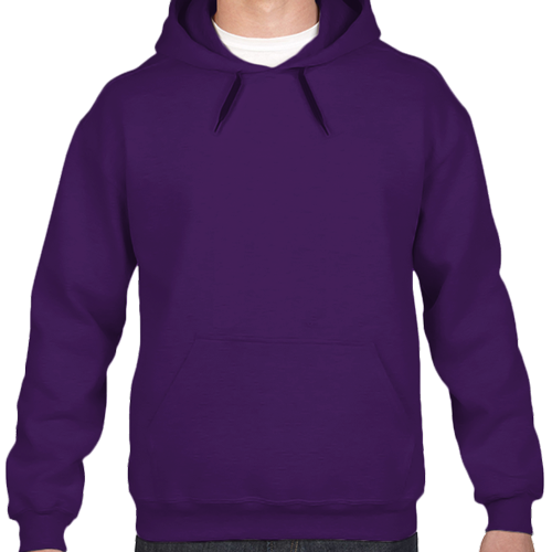 Dark Chocolate Hoodie Back Mockup GILDAN 18500 Hoodie Mockup