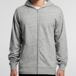 Sample image of plain AS Colour 5124 Fleck Zip Hoodie