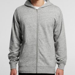 Sample image of plain AS Colour 5124 Fleck Zip Hoodie